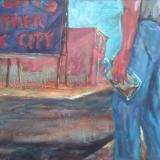 City Street With Bottle