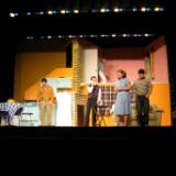 Bye Bye Birdie Completed MacAfee House set, photo by Claudia Kranz